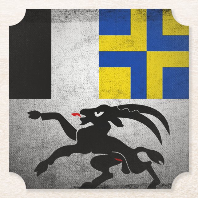 Grisons Paper Coaster (Front)