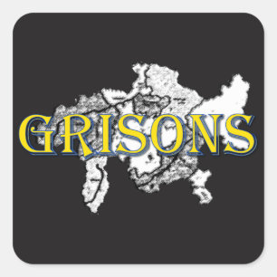 Grisons Square Sticker