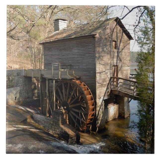 Grist Mill Ceramic Tile (Front)
