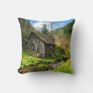 Grist Mill in the Black Forest Cushion