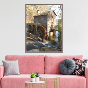 Grist MIll Stone Mountain Georgia Canvas Print