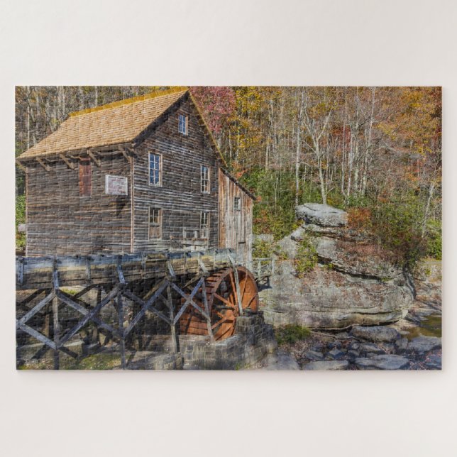Grist Mill Virginia Jigsaw Puzzle (Horizontal)