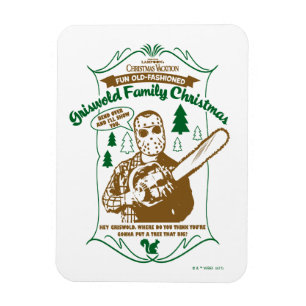 Griswold Family Christmas Chainsaw Graphic Magnet