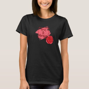 Grit And Grace Positive Quotes Christian Sayings W T-Shirt