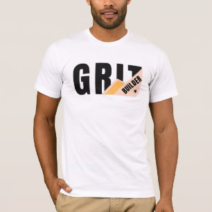 Grit Builder Bold Typography Motivational Graphic T-Shirt