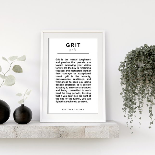 GRIT Poster - A Manifesto for Resilient Living (Creator Uploaded)