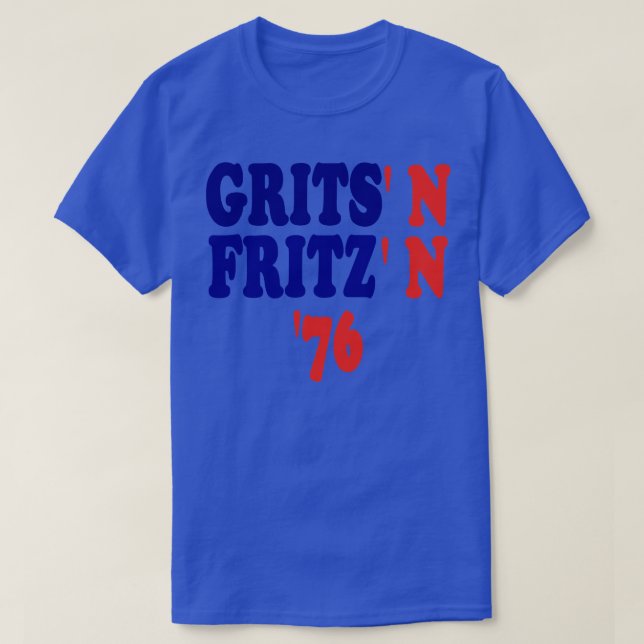 Grits N Fritz Jimmy ter And Walter Mondale Campaig T-Shirt (Design Front)