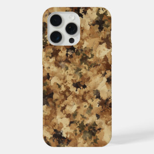 Gritty Desert, textured camo, rugged design iPhone 15 Pro Max Case