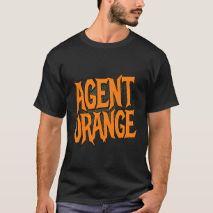 Gritty Orange Text Statement T-Shirt