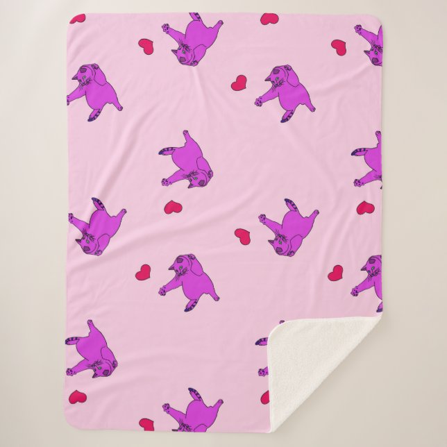Griz Playing Games with My Heart blanket (Front)