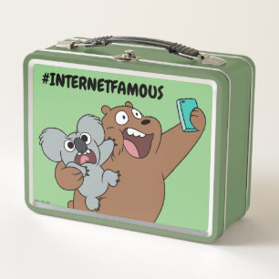 Grizz & Nom Nom - #InternetFamous Metal Lunch Box