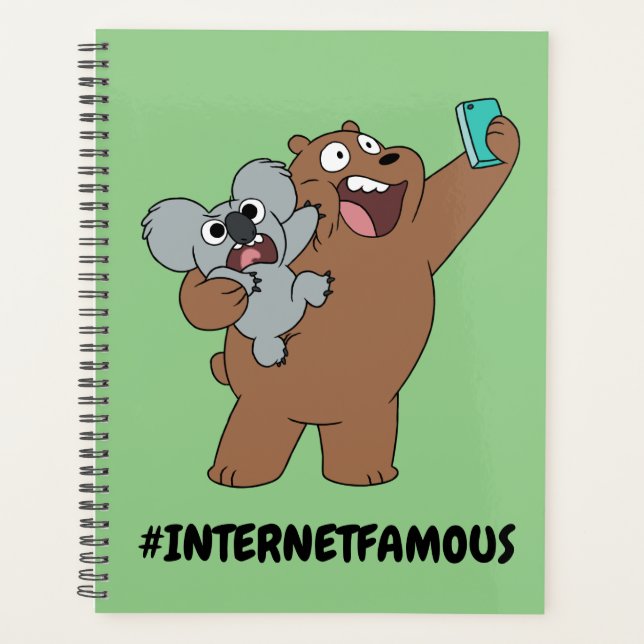 Grizz & Nom Nom - #InternetFamous Planner (Front)