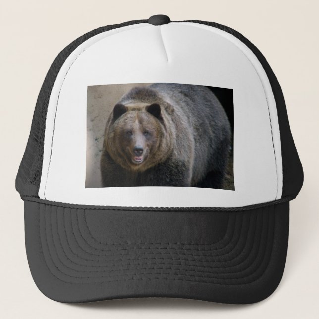 Grizzle Bear4x6 Trucker Hat (Front)