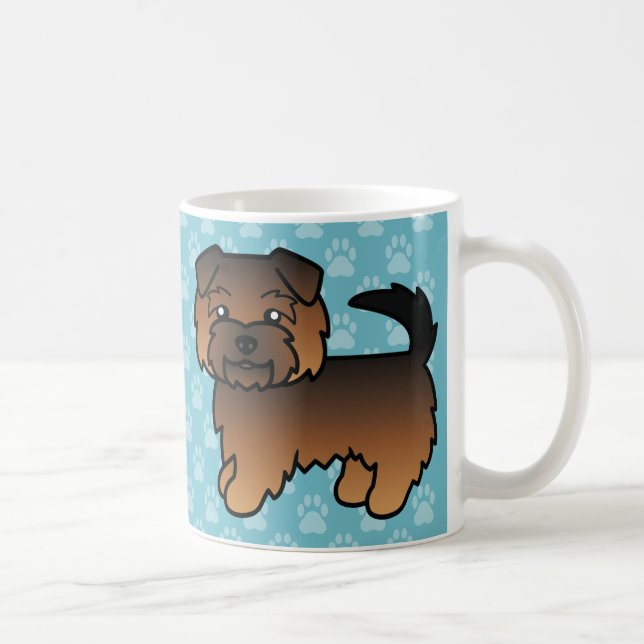 Grizzle Norfolk Terrier Coffee Mug (Right)