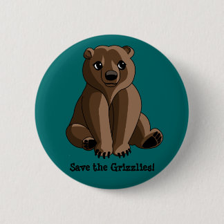 Grizzlies 6 Cm Round Badge
