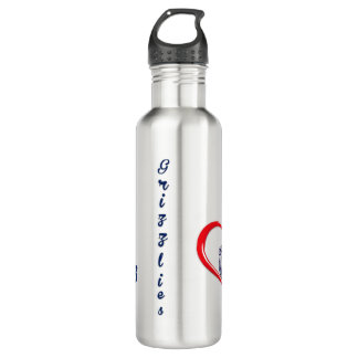Grizzlies Baseball Water Bottle