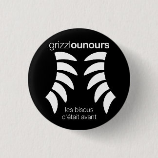 Grizzlounours Collection 3 Cm Round Badge
