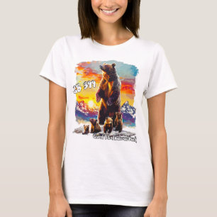 Grizzly Bear 399 4 Cubs Grand Teton National Park T-Shirt