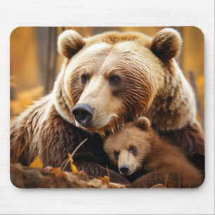 Grizzly Bear Animal Wild Beauty Freedom Wilderness Mouse Pad