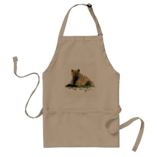 Grizzly  Bear Apron