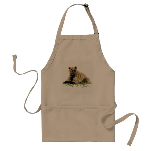 Grizzly  Bear Apron (Front)