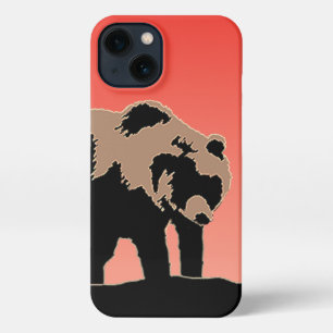 Grizzly Bear at Sunset  - Original Wildlife Art iPhone 13 Case