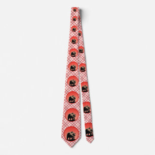Grizzly Bear at Sunset - Original Wildlife Art Tie