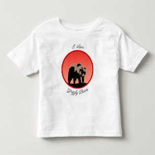 Grizzly Bear at Sunset  - Original Wildlife Art To Toddler T-Shirt