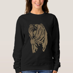 Grizzly Bear Brown Bear Kodiak Bear Bear Head Sweatshirt