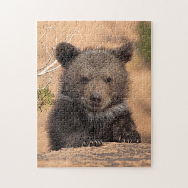 Grizzly Bear Cub Jigsaw Puzzle (Vertical)