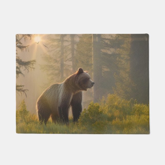 Grizzly Bear Doormat (Front)
