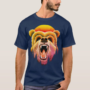 Grizzly Bear Face T-Shirt