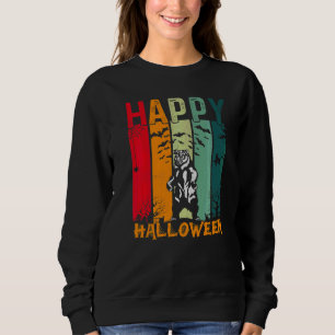 Grizzly Bear  Girls Boys Retro Halloween Dinner Pa Sweatshirt