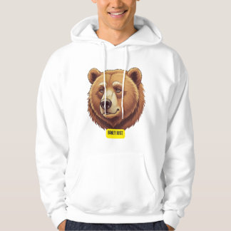 Grizzly bear. Honey heist Hoodie