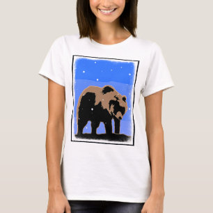 Grizzly Bear in Winter - Original Wildlife Art T-Shirt