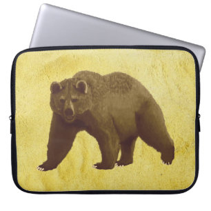 Grizzly Bear Laptop Sleeve