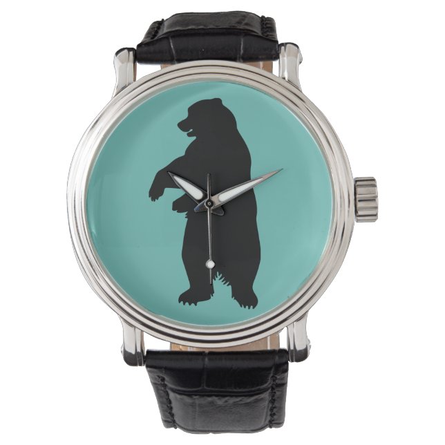 GRIZZLY BEAR MENS  WRIST WATCH (Front)