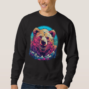 Grizzly Bear Outdoor Nature Alaska Hunting Hiking  Sweatshirt