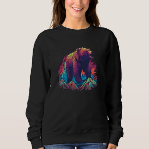 Grizzly Bear Outdoor Nature Alaska Hunting Hiking Sweatshirt