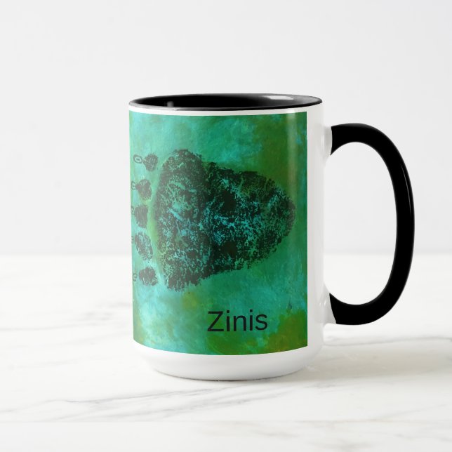 Grizzly Bear Paws - 15 oz. Combo Mug (Right)