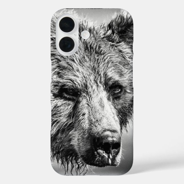 Grizzly bear portrait Case-Mate iPhone case (Back)