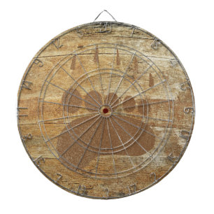 Grizzly Bear Print Dart Board