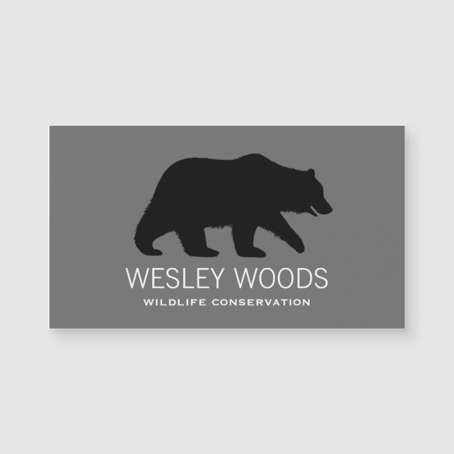 Grizzly Bear Silhouette (Front)