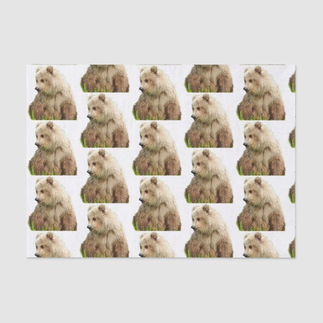 grizzly bear Tissue Paper (Front)