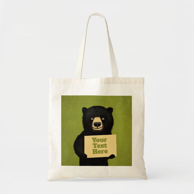 Grizzly Bear Tote Bag (Front)