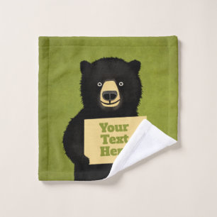 Grizzly Bear Wash Cloth