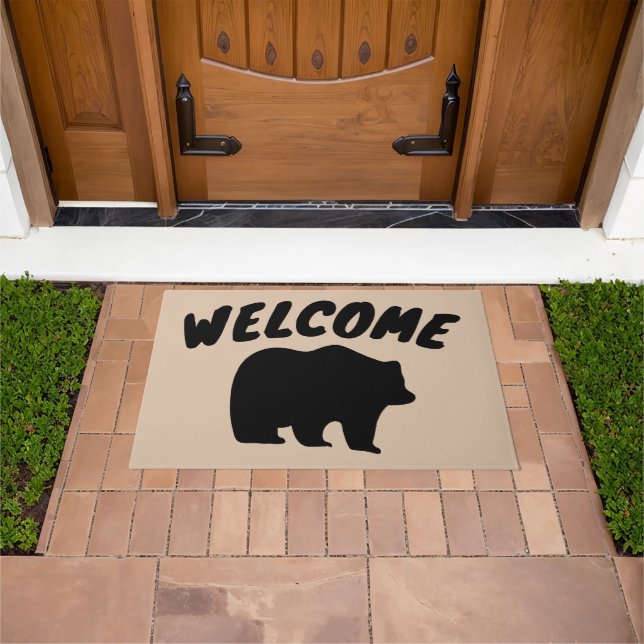 GRIZZLY BEAR WELCOME DOOR MATS (Outdoor)