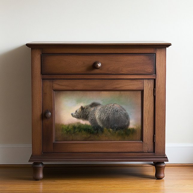 Grizzly Bear Wildlife Decoupage Tissue Paper (Creator Uploaded)