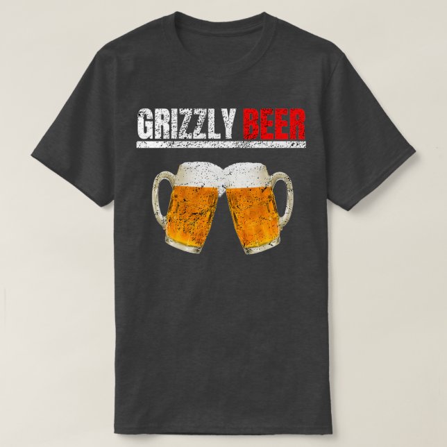 Grizzly Beer T-Shirt (Design Front)