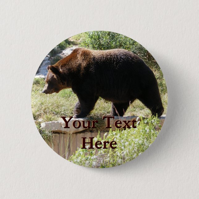 Grizzly Button (Front)
